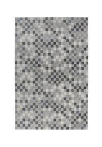 WECONhome - Kurzflorteppich Physical 2.0 - Modernes Karo-Design - beige