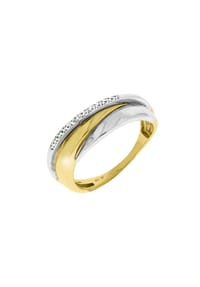 CELESTA® - Damen Ring, 375er Gelb-/Weißgold - bicolor