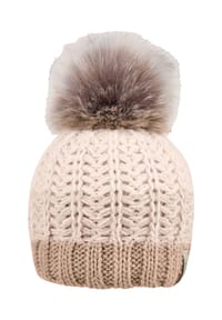 Sterntaler® - Pudelmütze, Bommel, für Kinder - 935 BEIGE