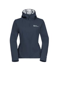 Jack Wolfskin - Softshelljacke, Kapuze, für Damen - MIDNIGHT SKY / GRE