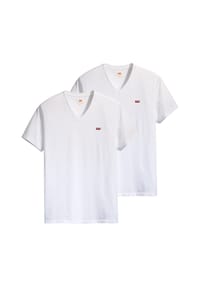 Levi's® - Herren T-Shirt 2er Pack - Original Housemark Tee, V-Ausschnitt, Baumwolle - Dunkelblau