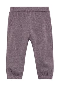 s.Oliver - Sweatpants, Glitzerdetails, Eingrifftaschen, für Babys und Kleinkinder - 48W2 LILAC/PINK