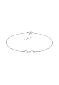 elli. - Fußschmuck Infinity 925 Sterling Silber - Rosegold