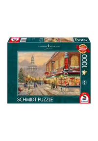 Schmidt - Thomas Kinkade Studios Puzzle "Ein Weinachtswunsch", 1000 Teile - 