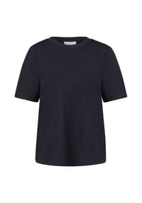 STREET ONE STUDIO - T-Shirt, Schlitze, für Damen - 16821 DARK BLUE