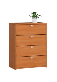 Akord - Schuhschrank 4 mit 4 Klapptüren - erle