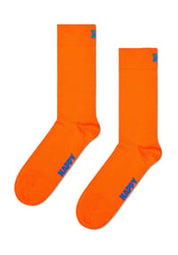 HAPPY SOCKS - Socken "Solid", Rippbündchen - 2700 ORANGE