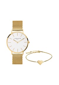 LIEBESKIND - Uhr & Armband Uhr & Armband Set - Minimalistic Hearts - gold