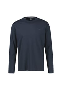 LERROS - Sweatshirt mit O-Neck aus Baumwolle in großen Größen - BLACK