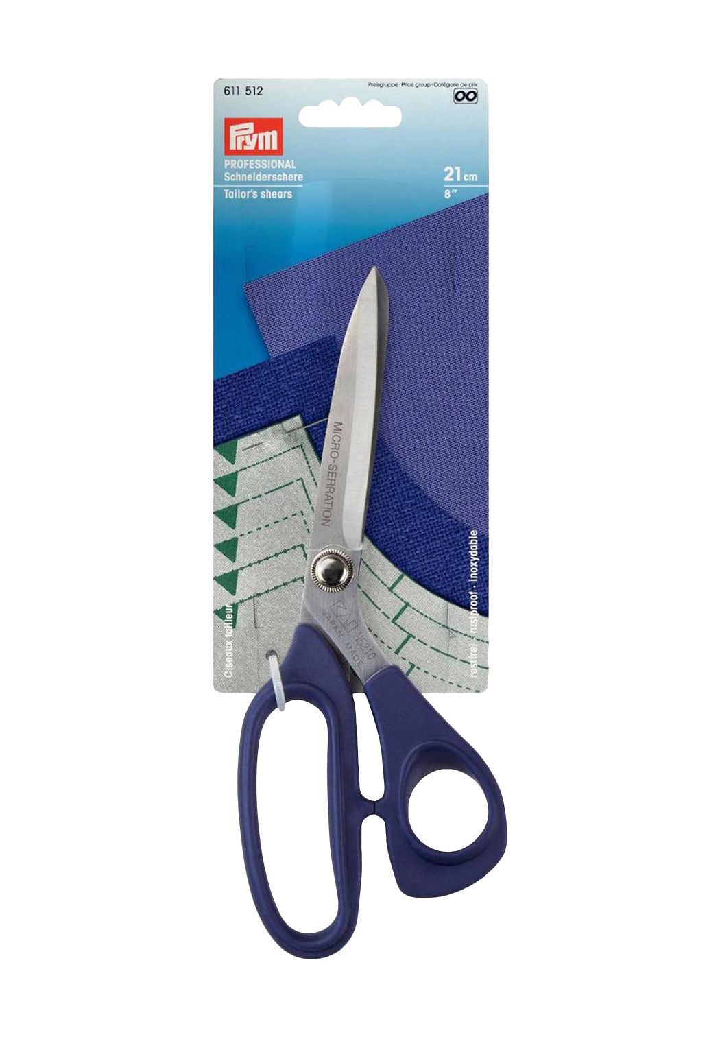 Korbond Schneiderschere 23 Cm – Präzisionsgeschliffen, Mit Soft-Griff