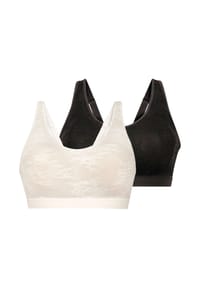 Anita - Bralette 2er Pack Essential Lace Prothesen BH - Creme / beige