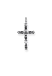 Thomas Sabo Rebel at heart - Anhänger Maori Kreuz Klein - silberfarben