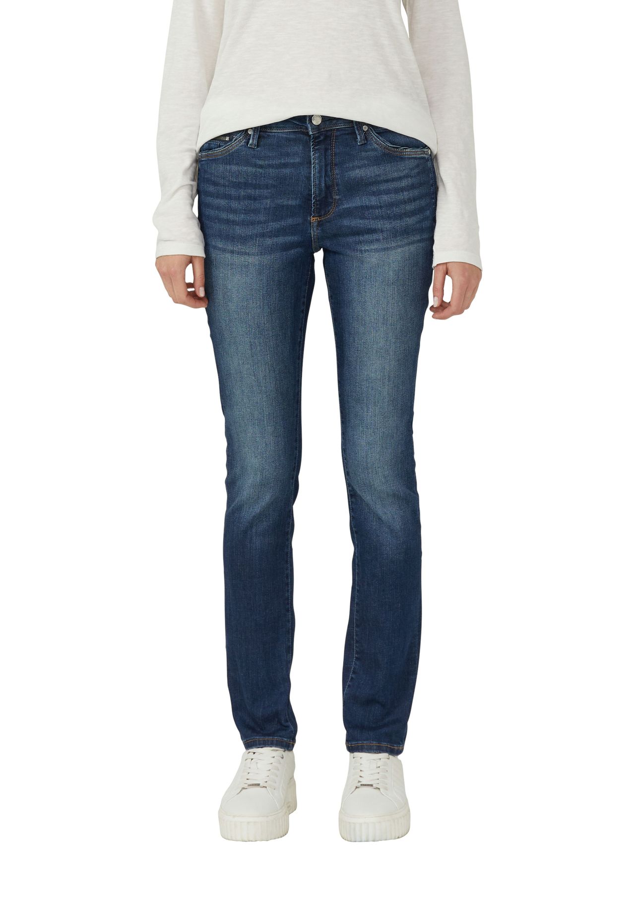 s.Oliver Jeanshose "Betsy", Five Pocket, FüR Damen, Blau, 38/30