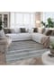 WECONhome Kurzflorteppich Hamptons FORTY - Fasermix, Kurzflor, Wohnzimmer, Schlafzimmer, elegant, Streifen Muster Bild 9
