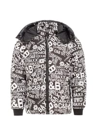 CIPO & BAXX® - Winterjacke mit stylischem Schriftzug - BLACK