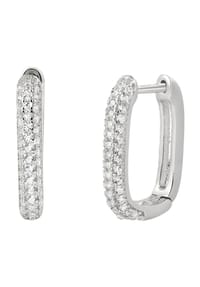 XENOX DUO LINK - Damen Creolen, 925er Silber  - GOLD