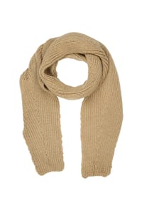 collezione alessandro® - Winterschal Strickgasse Made in Italy, gestrickt - grau