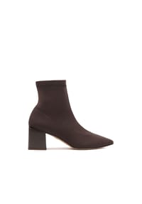 kazar - Braune Stiefel mit elastischem Schaft zum Hineinschlüpfen - Dunkelbraun