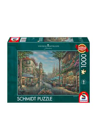Schmidt - Thomas Kinkade Studios Puzzle "Spanisches Straßencafé", 1000 Teile - 