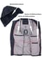 JILANI Herren Lederjacke Steppjacke Lammnubuk dunkelblau antik Bild 10