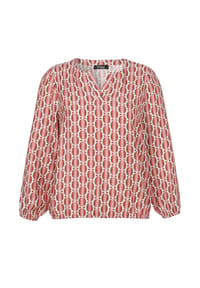 frapp - Bluse in Große Größen - red multicolor