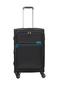 GLOBETROTTER - KAMMEL 4-Doppelrollen-Trolley, Frontfach, TSA Kombinationsschloss - BLACK