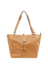 PICARD PEARLY - Shoppertasche, Leder, Reißverschluss - cognac