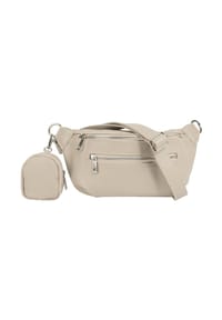 Samantha Look - Gürteltasche Echt Leder, Made In Italy - beige
