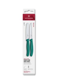 VICTORINOX Tomatenmesser-Set, 2-teilg - SWISS CLASSIC - GRÜN