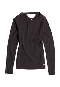 G-STAR RAW - Langarmshirt, Rücken-Cut-Out, Markenpatch, für Damen - 6484 DK BLACK