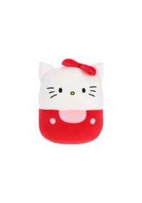 COFI - Hello Kitty Eggy Pillow 32 cm großese Kuschelkissen Plüsch in Rot - Rot 32x15 cm