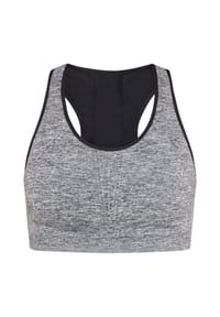 ALEX - Sport-BH, breite Träger, für Damen - MEDIUM GREY MEL