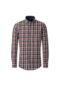 CASAMODA - Herren Freizeithemd kariert Casual Fit - Blau(100)