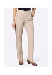 Witt - Schlupfhose - beige + beige-dunkeltaupe-gestreift