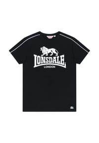 LONSDALE™ - Herren T-Shirt normale Passform RUISLIP - Beige/Black