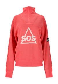 SOS - Pullover Tignes mit hochabschließendem Kragen - 1001A Black