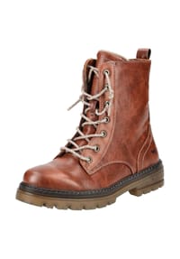 MUSTANG® - Lederimitat Stiefelette - Kastanie