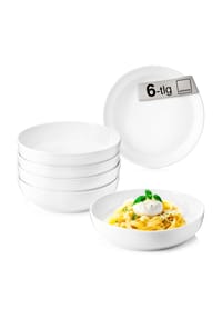 SÄNGER Porzellan Geschirrserie Marlo - Marlo - Weiss- Kaffeebecher Set Marlo 6 teilig