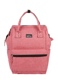 GLOBETROTTER Basic DLX - Rucksack "Basic DLX", Reißverschlussfächer, Steckfächer, uni - hellrot