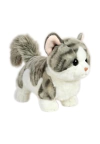 heunec® - Kuscheltier Misanimo Short Legs Club Kätzchen - grau-weiß