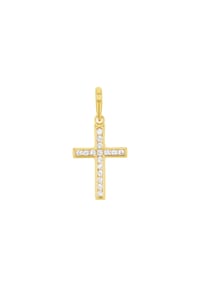 amor Kreuz - Motivanhänger - Gold