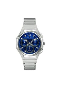 BULOVA CURV - Herren Chronograph "96A339" - BLAU