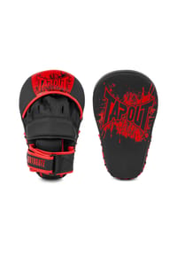 TAPOUT® - Handpratzen aus Kunstleder (1 Paar) NORTHGATE - Black/Red