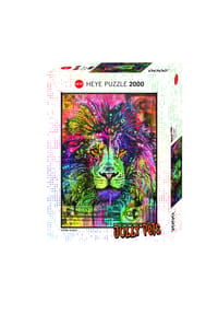 HEYE - Jolly Pets Puzzle "Lion's Heart", Dean Russo, 2000 Teile - 
