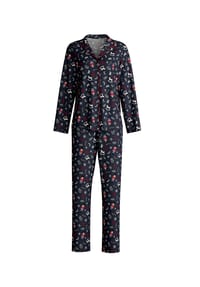 CALIDA - Schlafanzug, Baumwolle, für Damen - 480 SAPHIR BLUE