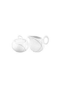 Seltmann Weiden Milch- und Zucker-Set Trio Highline 2er Set weiß-grau - TRIO - weiß-grau