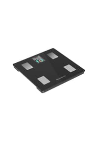 COFI - AIR Intelligente Personenwaage 180 kg Messung von 13 Parametern - schwarz 34x7x34,7x27,5cm
