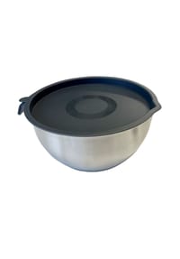 MICHELINO - MICHELINO Edelstahl Rührschüssel mit Deckel: Robust und - Grau 2,5 Liter