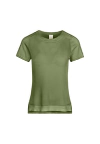MADELEINE - Netzpullover aus Supima-Baumwolle - helllimone