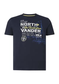 JAN VANDERSTORM - T-Shirt FRIMANN - dunkelblau